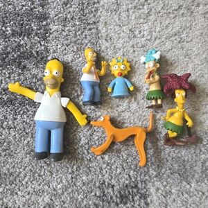 The Simpsons Vintage Toy Figure Lot 2002 / 2007